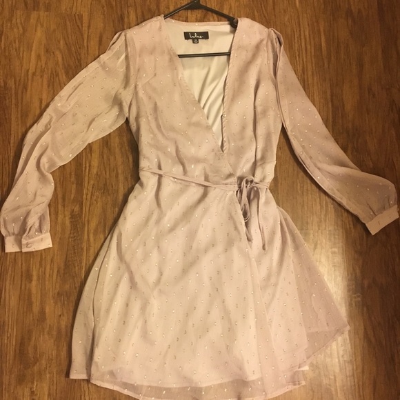 Lulus Dresses & Skirts - Final Sale ✨ Lavender Lulu’s Wrap Dress XS
